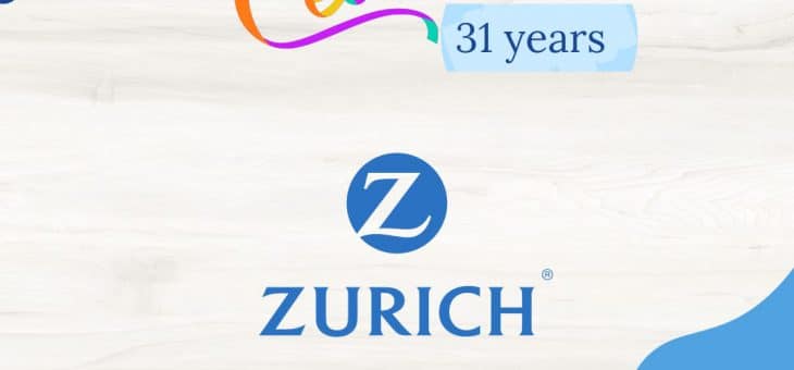 Happy 31st Anniversary to Zurich Insurance!